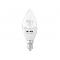 Лампа світлодіодна DELUX BL37B 6 Вт 3000K 220В E14 crystal теплий білий