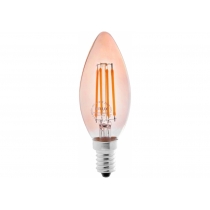 Лампа світлодіодна DELUX BL37B 4 Вт 2700K amber 220В E14 filament теплий білий