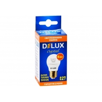 Лампа світлодіодна DELUX BL50P 6 Вт 3000K 220В E27 crystal теплий білий