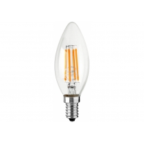 Лампа світлодіодна DELUX BL37B 6 Вт 2700K 220В E14 filament теплий білий