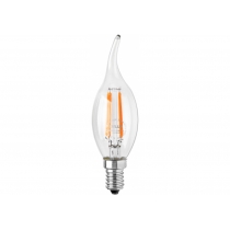 Лампа світлодіодна DELUX BL37B 4 Вт tail 2700K 220В E14 filament теплий білий
