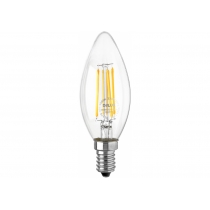 Лампа світлодіодна DELUX BL37B 4 Вт 4000K 220В E14 filament білий