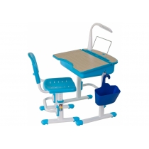 Комплект парта + стілець трансформери FUNDESK Capri Blue