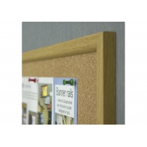 Дошка коркова ТМ 2x3, ecoBoards, рамка дерев’яна, 80 x 60 см