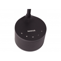 Лампа настільна світлодіодна MAXUS DKL 8W 3000-5700K Sound чорна