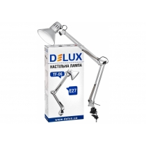 Лампа настільна  DELUX TF-06_E27 срібло