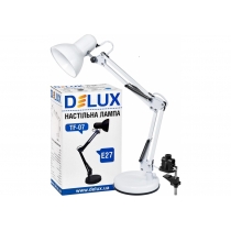 Лампа настільна  DELUX TF-07_E27 білий