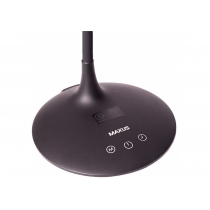 Лампа настольная светодиодная MAXUS DKL 8W 3000-5700K  Transformer черная
