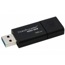 Флеш-память 16Gb KINGSTON USB 3.0, черный