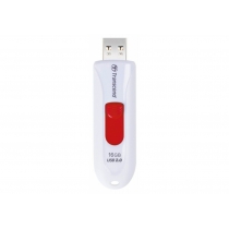 Флеш-пам'ять 16Gb Transcend USB 2.0, білий
