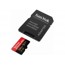 Карта пам'яті microSDXC 128Gb Sandisk, кл.10 + SD адаптер