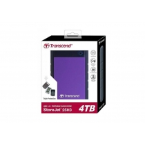 Жорсткий диск HDD Transcend StoreJet 25H3 4TB USB 3.0 Purple