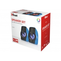 Комп.Акустика Trust Gemi RGB 2.0 Speaker Set Blue USB