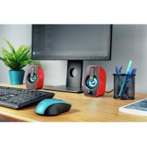 Комп.Акустика Trust Gemi RGB 2.0 Speaker Set Red USB