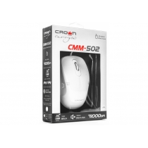 Мышь  Crown CMM-502 белый