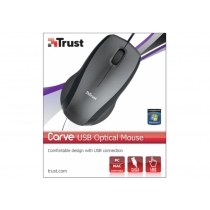 Миша  Trust Carve USB Optical Mouse чорний