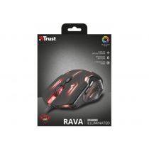 Миша  Trust GXT 108 Rava Illuminated Gaming mouse чорний