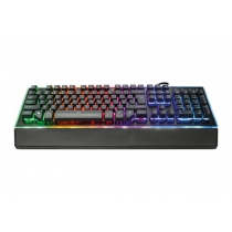 Клавіатура Trust GXT 860 Thura Semi-mech Keyboard, дротова, ігрова, чорна