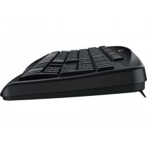 Клавіатура Genius KB-128 USB UKR Black, дротова, звичайна, чорна