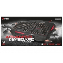 Клавіатура Trust GXT 285 Advanced Gaming Keyboard RU, дротова, ігрова, чорна