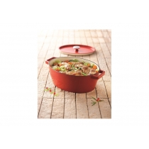 Каструля PYREX Slow Cook red чугун кастрюля овал 3.8л