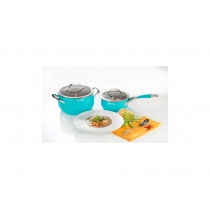 Кастрюля RONDELL RDS-719 Turquoise с/кр 22 см 5,8 л