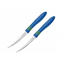 Набори ножів TRAMONTINA COR & COR ножів томатних 102 мм 2 шт. синя ручка