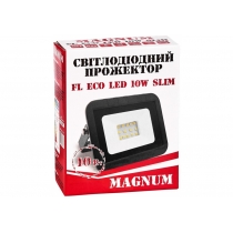 Прожектор світлодіодний MAGNUM_FL ECO LED 10Вт slim_6500К_IP65