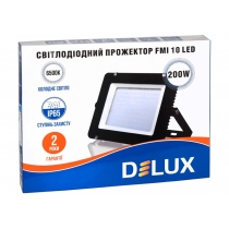 Прожектор світлодіодний DELUX_FMI 10 LED_200Вт_6500K_IP65