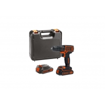 Шуруповерт BLACK&DECKER BDCDC18KB, 18V, 30Нм, Li-Ion, 2акк.