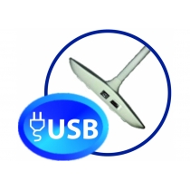 Лампа настільна світлодіодна Ultralight DSL049 чорна, 5W, 300lm, 4500k, dimmer, sensor, USB