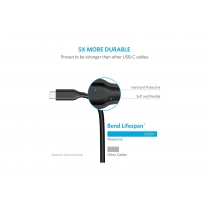 Кабель ANKER Powerline USB-C to USB-C 3.1 with PD - 0.9м V3 (Black)