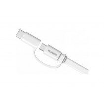 Кабель HUAWEI AP55S Micro-USB + USB-C 2-in-1 (Білий)