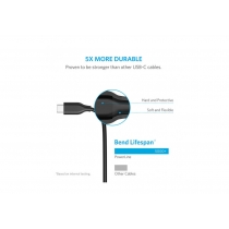 Кабель ANKER Powerline USB-C to USB-A 3.0 - 0.9м V3 (Black)