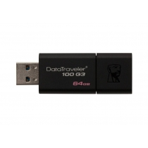 Флеш-память 64Gb KINGSTON USB 3.0, черный