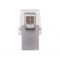 Флеш-память 128Gb KINGSTON USB Type-C,USB 3.1, серый