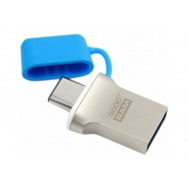 Флеш-память 16Gb Goodram USB Type-C,USB 3.0, серебристый, синий