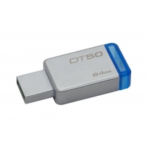 Флеш-пам'ять 64Gb KINGSTON USB 3.1, сірий, синій