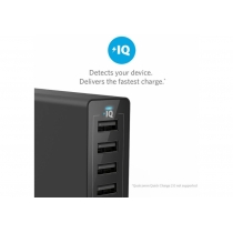 Мережевий зарядний пристрій Anker PowerPort 6 60W 6-port V3 Black