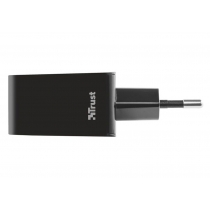 Мережева зарядка Trust URBAN 12W Wall Fast Charger Black