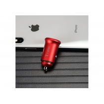 Автомобільний зарядний пристрій T-PHOX Zega 3.1A Dual USB Red