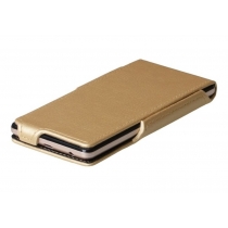 Чехол для сматф. Red Point BRAVIS A511/A512 Harmony/Pro - Flip case (Золотистый)