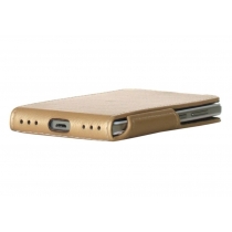 Чехол для сматф. Red Point BRAVIS A505 JOY Plus - Flip case (Золотистый)