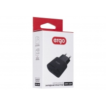 Мережева зарядка ERGO EWC-224 2xUSB Wall Charger Black