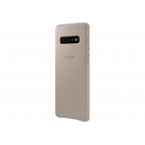 Чохол для смартф. SAMSUNG S10/EF-VG973LJEGRU - Leather Cover (Сірий)