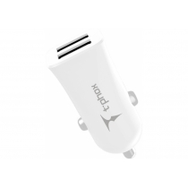 Автомобільний зарядний пристрій T-PHOX Pocket 2.4A Dual USB White