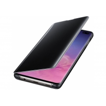 Чехол для сматф. SAMSUNG S10+/EF-ZG975CBEGRU - Clear View Cover (Черный)