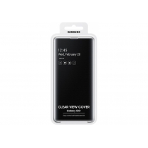 Чехол для сматф. SAMSUNG S10+/EF-ZG975CBEGRU - Clear View Cover (Черный)