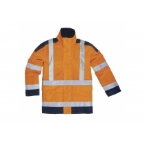 Куртка утеплена EASYVIEW флуоресцентна помаранчевий/синій,  р.XL (56-58), зріст 180-188