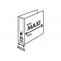 Папка-реєстратор Esselte MAXI 80мм, сірий, арт.81188